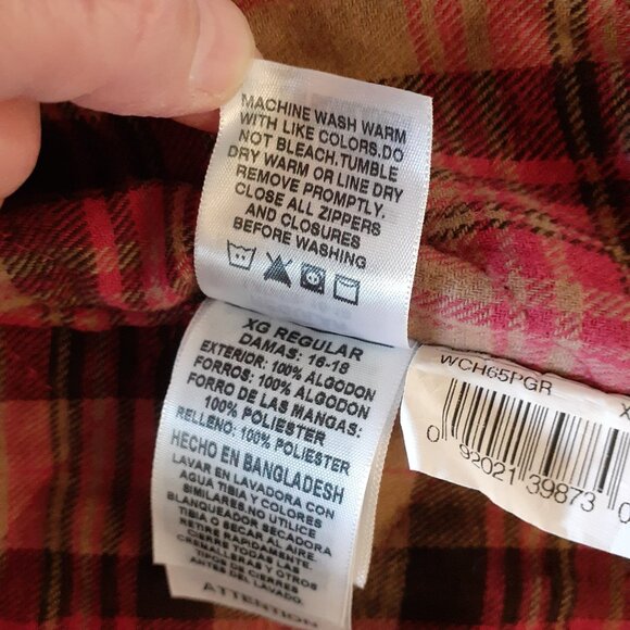 SOLDNEW Berne Work Coat SZ XL Pink Canvas Softstone Sanded Duck Barn 100% Cotton - Picture 15 of 15